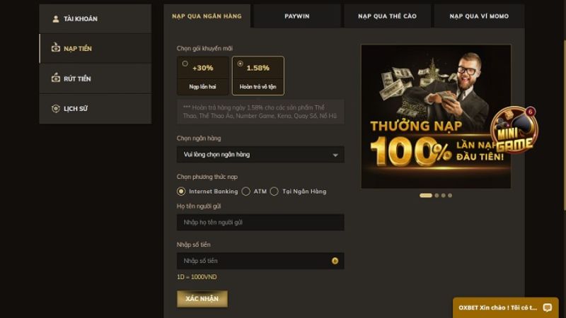 Thưởng đăng ký tại Oxbet: Nhận ngay quà tặng đặc biệt 2 Chương trình thưởng đăng ký tại Oxbet rất hấp dẫn và đa dạng