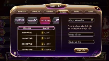 Nạp rút tại Oxbet một cách nhanh chóng