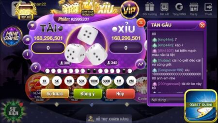 Oxbet nền tảng chơi game tài xỉu rút tiền mặt uy tín và chất lượng